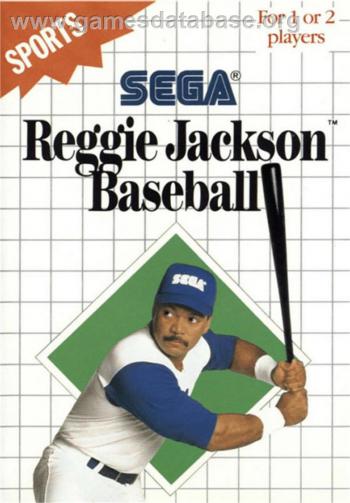 Cover Reggie Jackson Baseball for Master System II